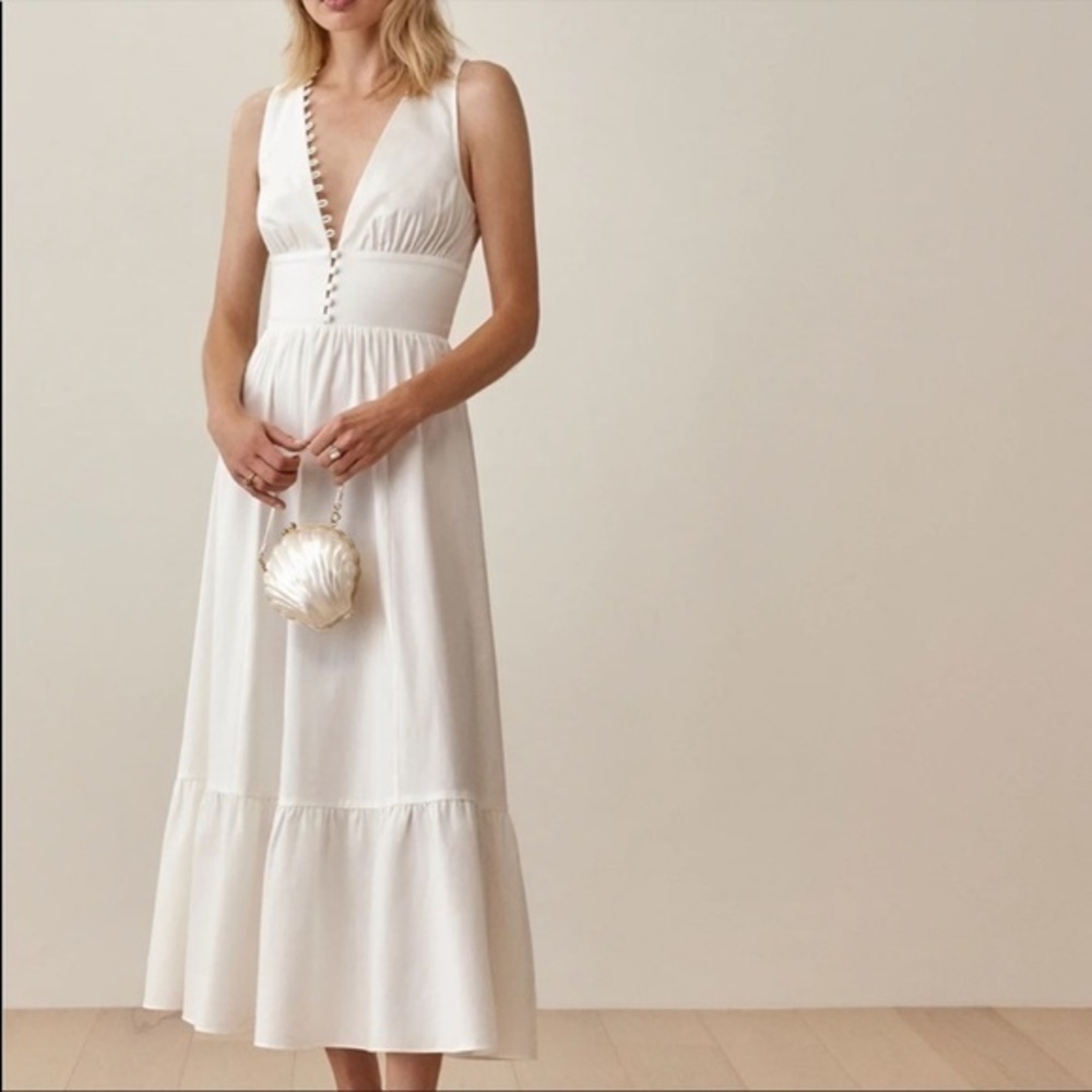 *💖Thank You Sale* Reformation Jovi Dress - White